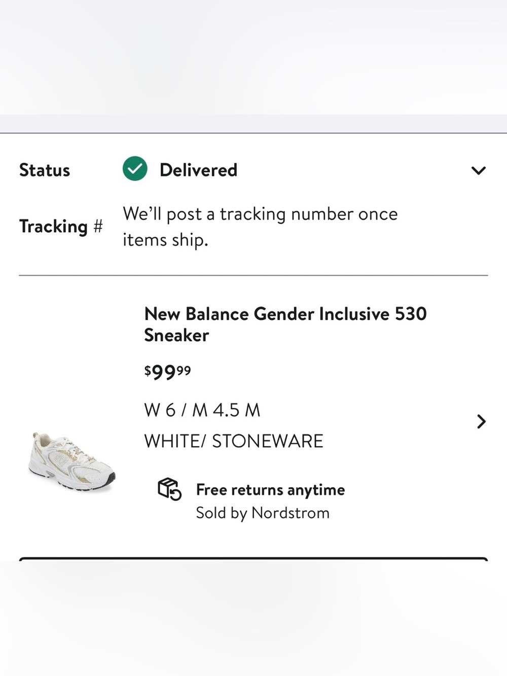 Woman’s sneakers